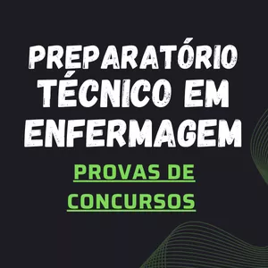 Imagem de capa para o Ebook Técnico em Enfermagem: Provas de Concursos e Processos Seletivos