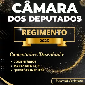 Imagem de capa para o Curso online Regimento Interno da Câmara dos Deputados Comentado e Desenhado + Questões Inéditas