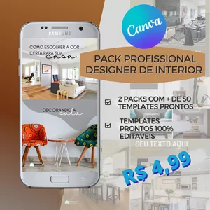 Imagem de capa para o Curso online PACK DE ARTES DESIGNER DE INTERIOR