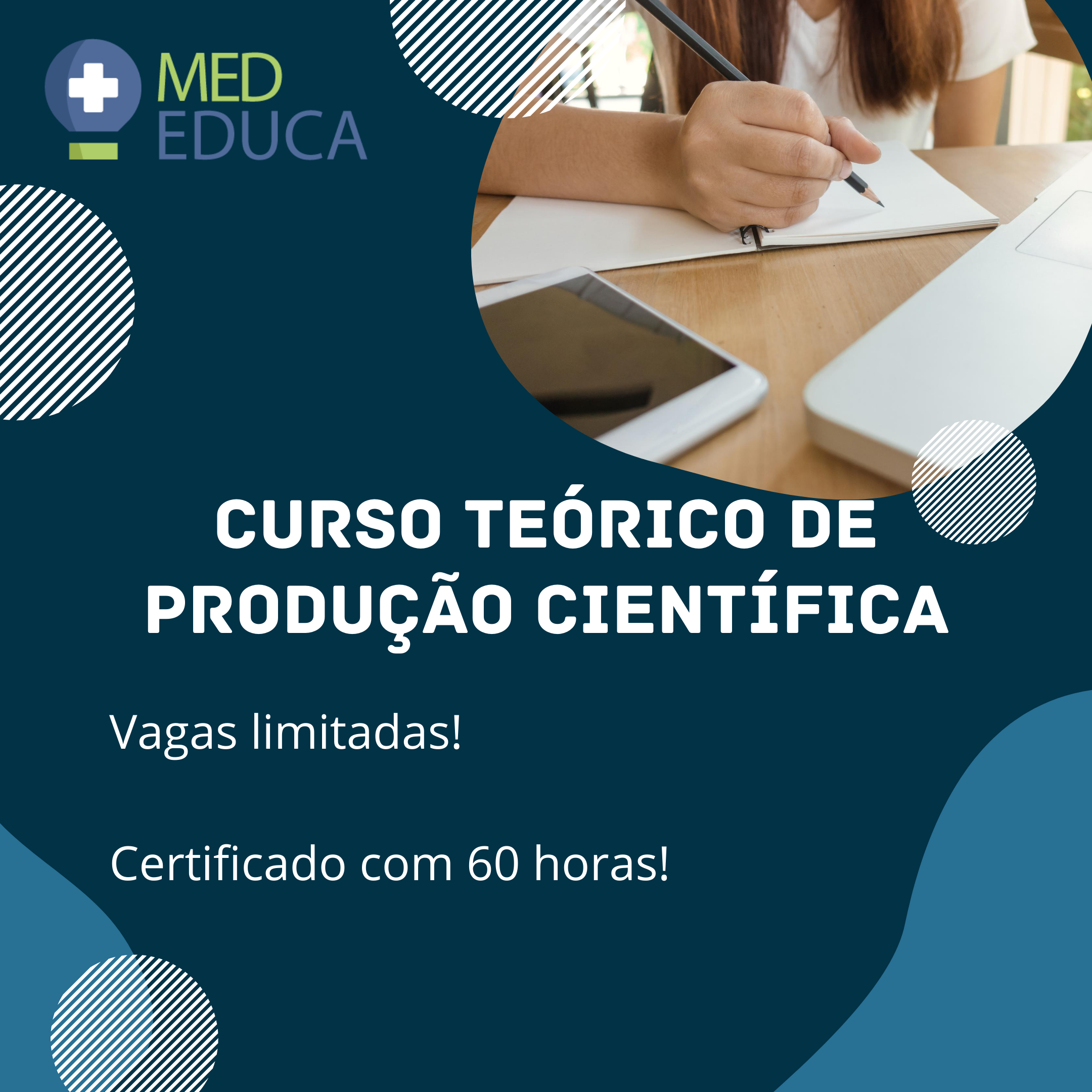 Imagem do curso Curso Teórico de Produção Científica - Produza seu artigo JÁ!
