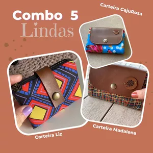Imagem do curso Combo Rápido Carteiras Liz / Madalena / Caju 