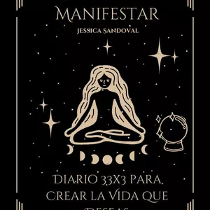 Imagen de portada para Ebook La Magia de Manifestar Diario 33x3 para Crear la Vida que Deseas