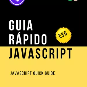 Imagem de capa para o Ebook Guia Rápido Javascript ES6 | Javascript Quick Guide ES6