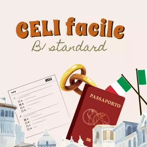 Imagem de capa para o Curso online CELI facile - B1 Standard