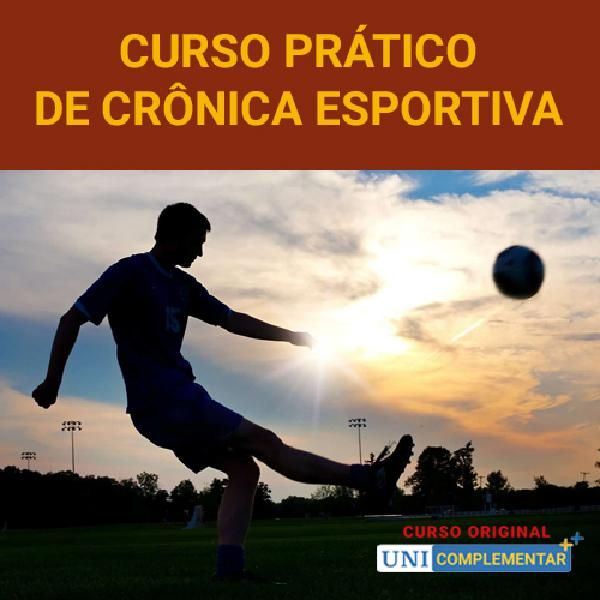 Imagem de Curso Prático de Crônica Esportiva - Edição 2018 criado por UniComplementar na hotmart