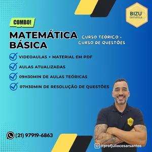 Curso Combo Matemática Básica - (Curso Teórico + Curso de Questões)