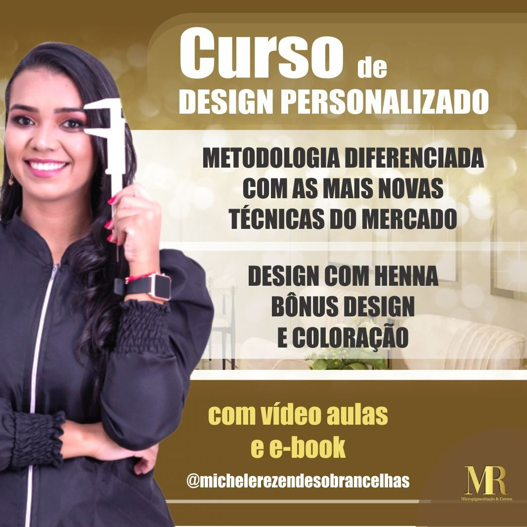 CURSO DE DESIGN DE SOBRANCELHA PERSONALIZADO