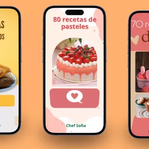 Imagen de portada para Curso online Paquete con 3 manuales digitales de repostería 