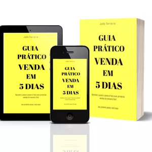 Imagem de capa para o Ebook Guia prático venda em 5 dias