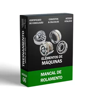 Imagem de capa para o Curso online ELEMENTOS DE MÁQUINAS | MANCAL DE ROLAMENTO |
