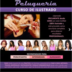 Imagen de portada para Ebook Curso de Peluquería 