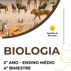 Imagem de capa para o Ebook Biologia 2º Ano 4º Bimestre (Ensino Médio) - Apostila com Planos de Aula