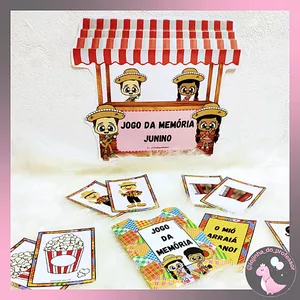 Imagem de capa para o Ebook JOGO DA MEMÓRIA JUNINO- FESTA JUNINA