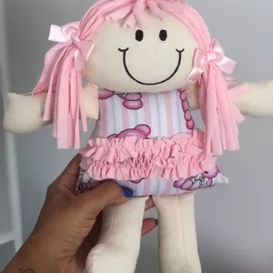 Imagem de capa para o Ebook molde boneca de pano fácil de fazer 