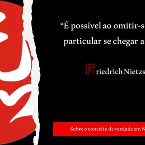 Imagem de capa para o Curso online Nietzsche e a Verdade Vol. 1