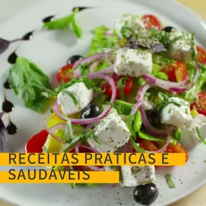 Imagem de capa para o Ebook Receitas práticas e saudáveis 