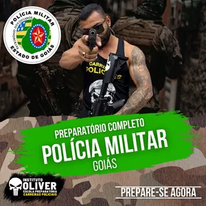 Imagem de 👮‍♂️Preparatório Completo POLÍCIA MILITAR de Goiás 👮‍♂️ PMGO - Instituto Óliver  criado por 🎯 INSTITUTO ÓLIVER ESCOLA PREPARATÓRIA CARREIRAS POLICIAIS na hotmart