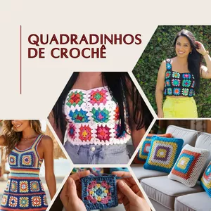 Curso Curso de Quadradinhos de Crochê