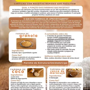 Imagem de capa para o Ebook Resumão das Farinhas caseiras (digital)