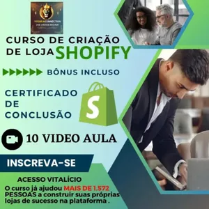 Curso Curso Completo - Aprenda a construir uma loja online