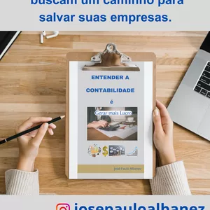 Imagem de capa para o Ebook Entender a Contabilidade é gerar mais Lucro