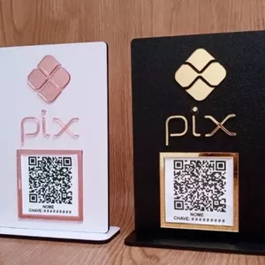 Mini curso para fazer placas pix Qr code 