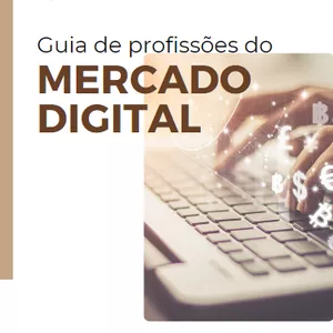 Imagem de capa para o Ebook Guia de Profissões do Mercado Digital