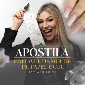 Imagem de capa para o Curso online APOSTILA EDITÁVEL DE MOLDE DE PAPEL E GEL