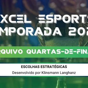 Imagem de capa para o Ebook Arquivo Quartas-de-Final - Escolhas Estratégicas - Agosto/2024 - Campeonato Brasileiro de Planilhas