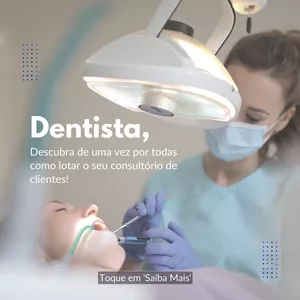 Imagem de capa para o Ebook Consultório Lotado para Dentistas