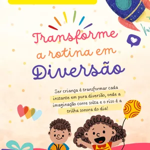 Imagem de capa para o Ebook Rotina divertida: Tabela de Tarefas Diárias Infantil (Meninos e Meninas)