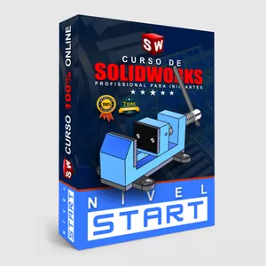 Imagem de CSPI - CURSO DE SOLIDWORKS PROFISSIONAL PARA INICIANTES - NIVEL START criado por Prof. Edu Alves na hotmart