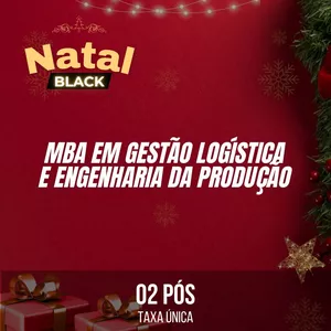 Imagem de capa para o Curso online 2P99T-1225 - MBA em Gestão Logística e Engenharia da Produção