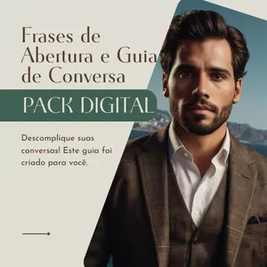 Imagem de capa para o Ebook Pack Digital: Frases de Abertura e Guia de Conversa