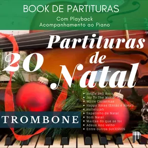 Imagem principal do produto 20 Partituras Natalinas - Trombone