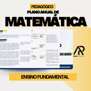 Imagem de capa para o Ebook   PLANO ANUAL - MATEMÁTICA - ENSINO FUNDAMENTAL (6º AO 9º ANO)