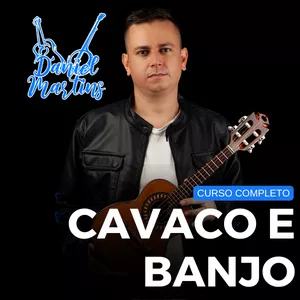 Imagem do curso CURSO DE CAVACO E BANJO - PROFESSOR DANIEL MARTINS [PLATAFORMA DIGITAL]  