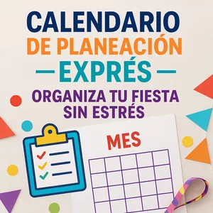 Imagen de portada para Curso online 📆 Calendario de Planeación Exprés – Organiza Tu Fiesta sin Estrés