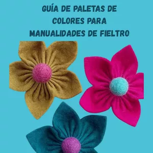 Imagen de portada para Ebook Guía de paletas de colores para manualidades de fieltro
