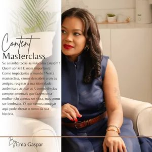 Imagem de capa para o Curso online Masterclass- Identidade Autêntica + 5 competências comportamentais que toda mulher memorável deve ter