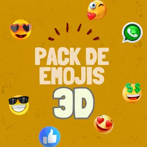 Imagem de capa para o Curso online Pack de Emojis 3D