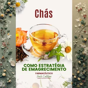 Imagem de capa para o Ebook CHÁS COMO ESTRATÉGIA DE EMAGRECIMENTO