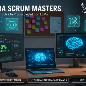 Imagen de portada para Curso online IA para Scrum Masters: Impulsa tu Productividad con LLMs