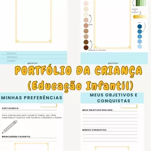 Imagem de capa para o Ebook Portfólio da Criança (Educação Infantil)