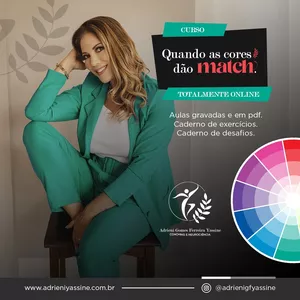 Imagem de capa para o Curso online QUANDO AS CORES DÃO MATCH