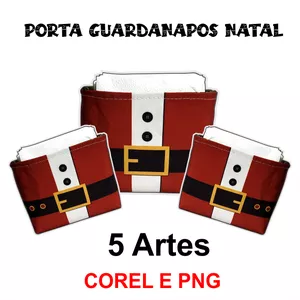 Imagem de capa para o Ebook Porta Guardanapo Natal
