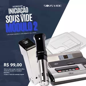 Imagem de capa para o Curso online Workshop: MY SOUS VIDE E THERMOMIX MODULO 2