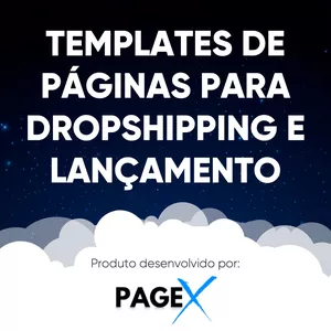 Imagem de capa para o Curso online 12 Templates de Páginas para Dropshipping e Lançamento