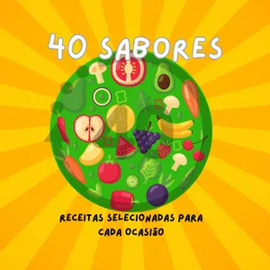 Imagem de capa para o Ebook 40 sabores