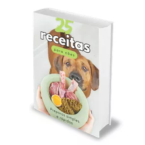 Imagem de capa para o Ebook 25 Receitas para Cães